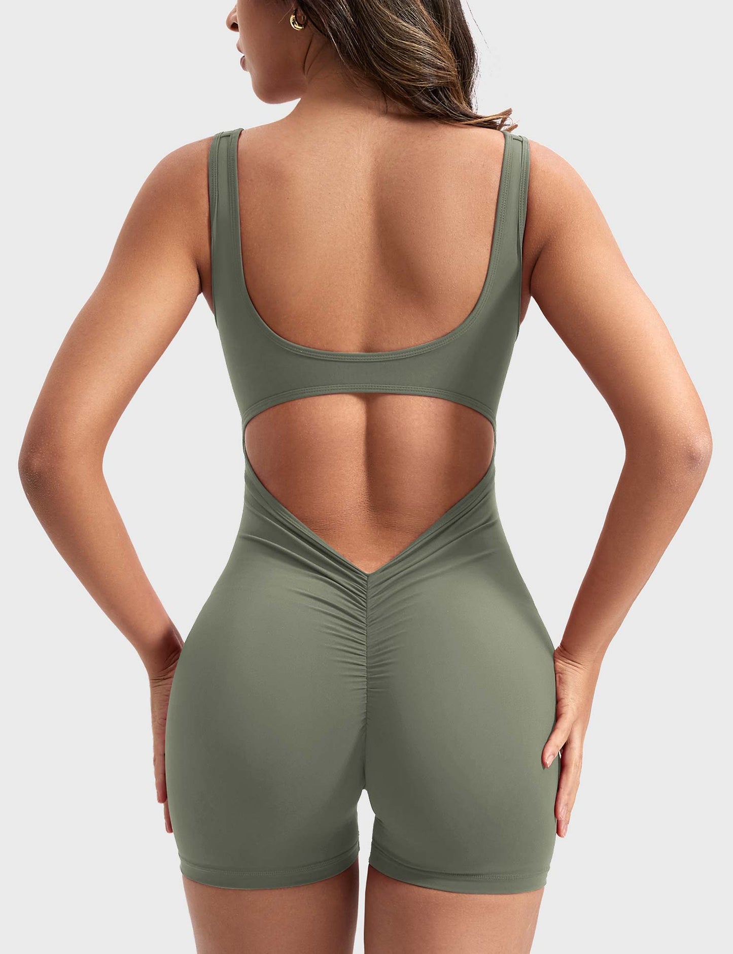V-Back Romper