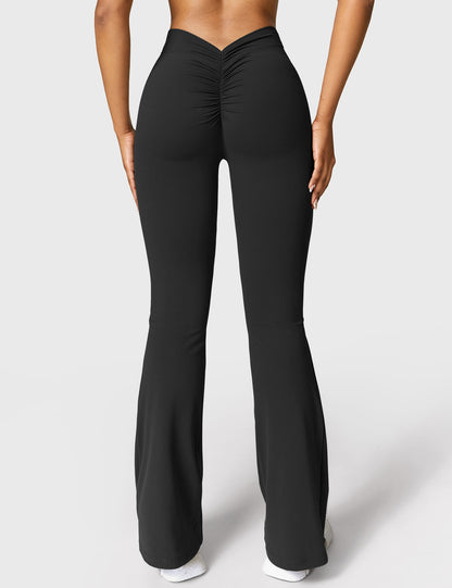 V-Back Flare Leggings