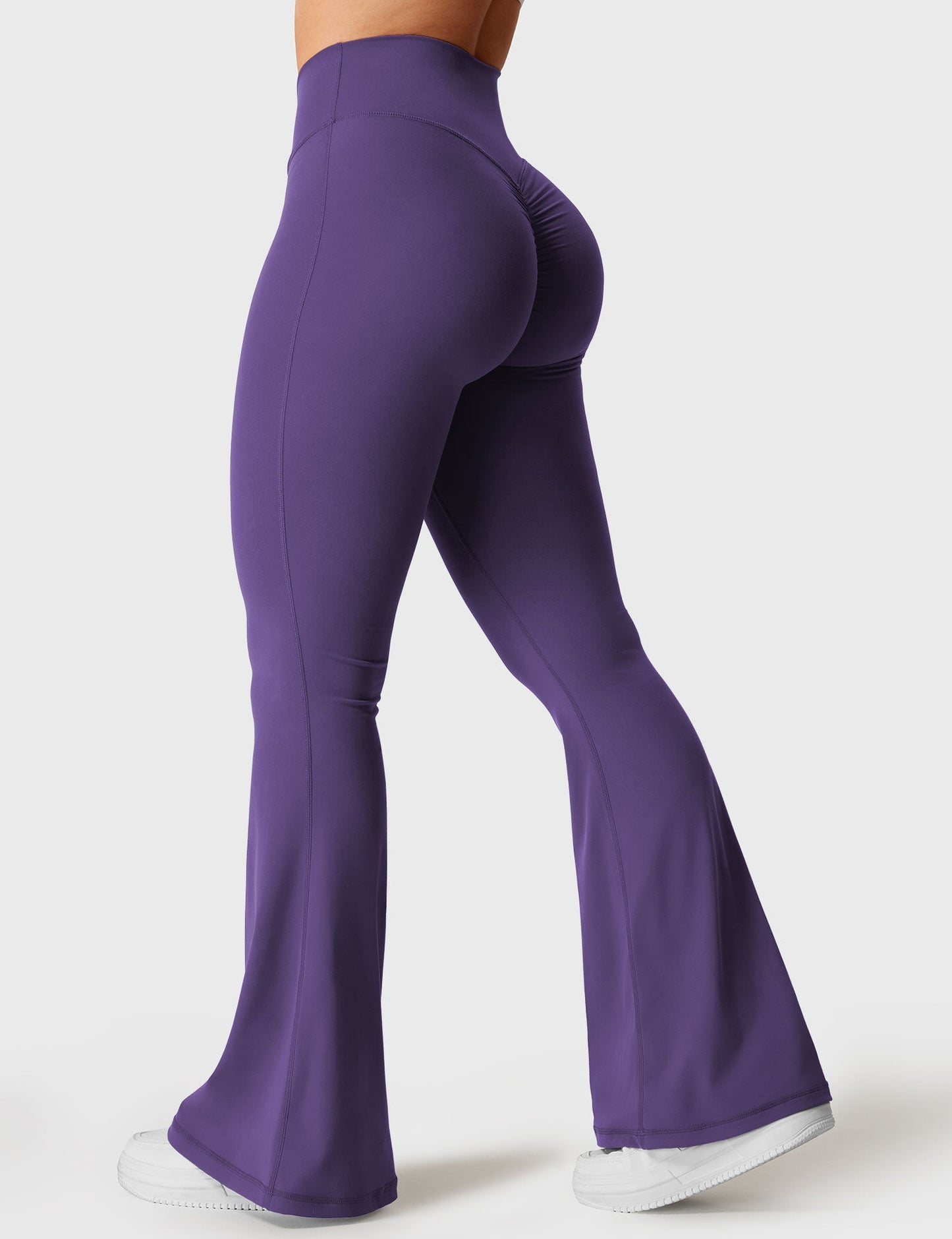 V-Waistband Flare Leggings