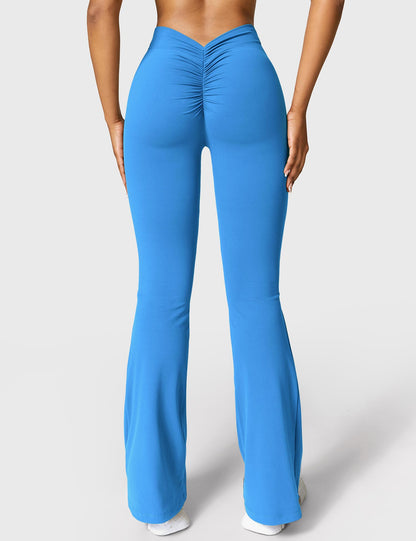 V-Back Flare Leggings