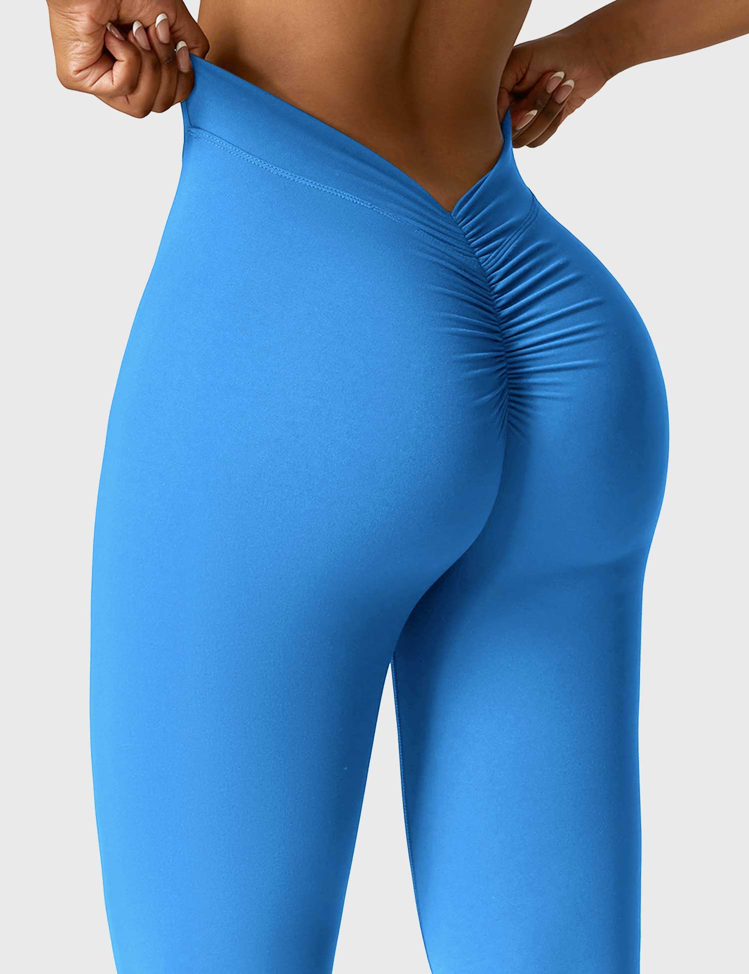 V-Back Flare Leggings