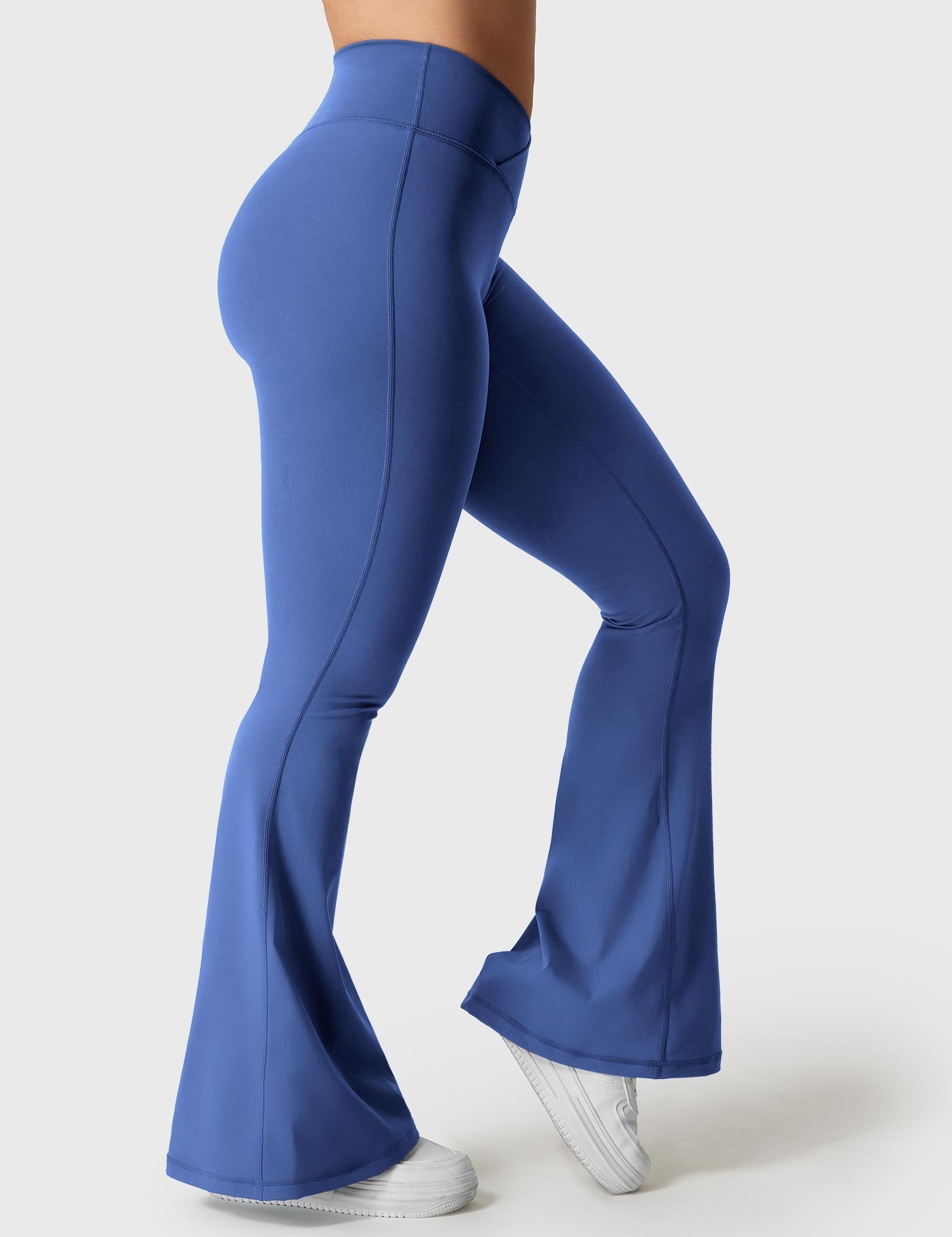 V-Waistband Flare Leggings