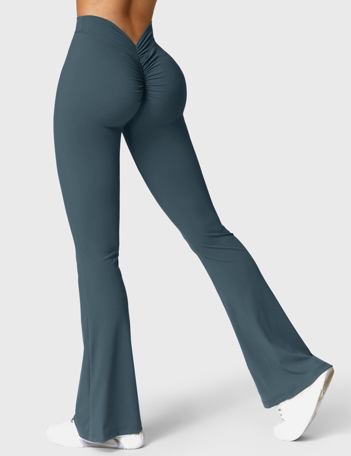 V-Back Flare Leggings
