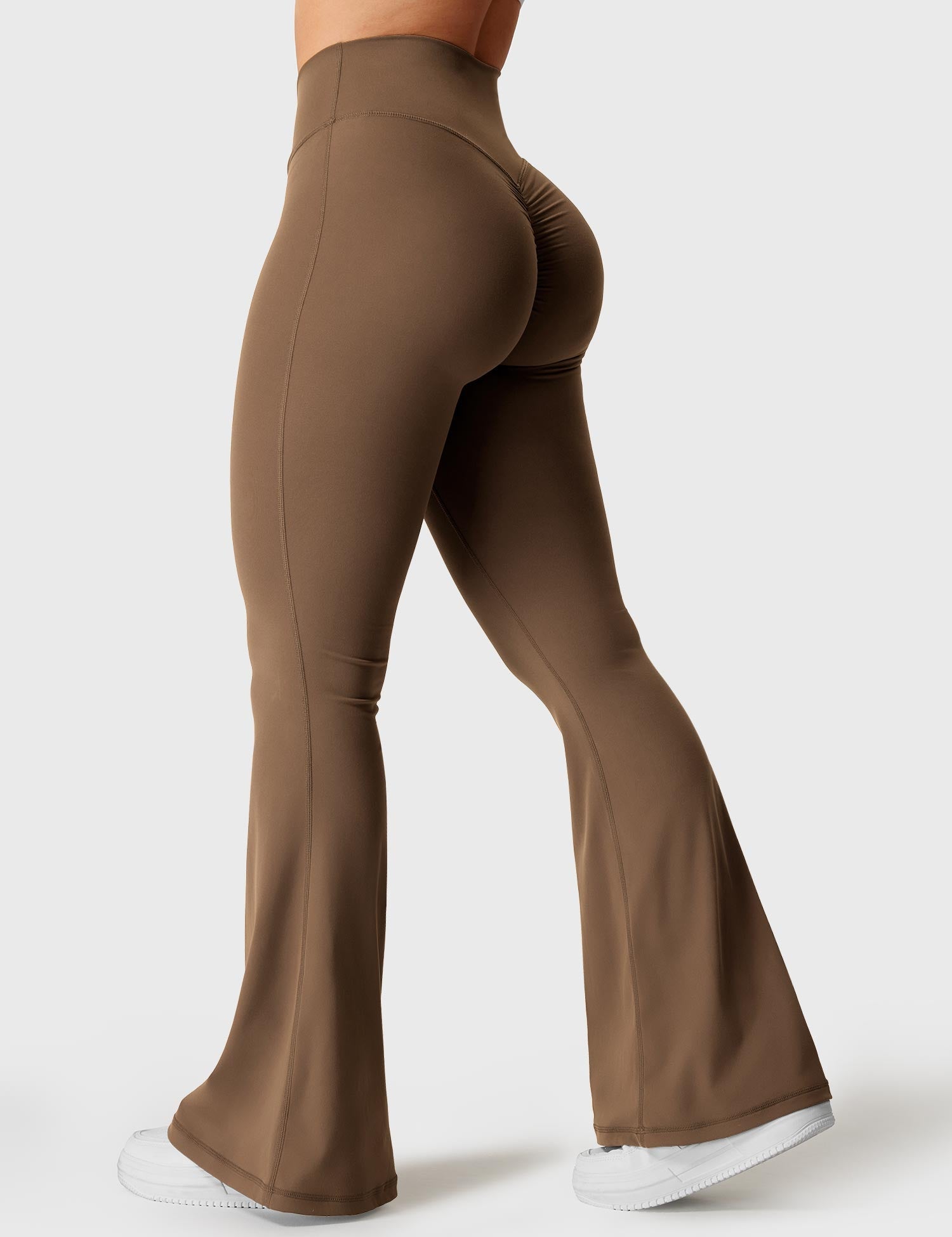 V-Waistband Flare Leggings