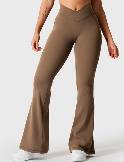 V-Waistband Flare Leggings