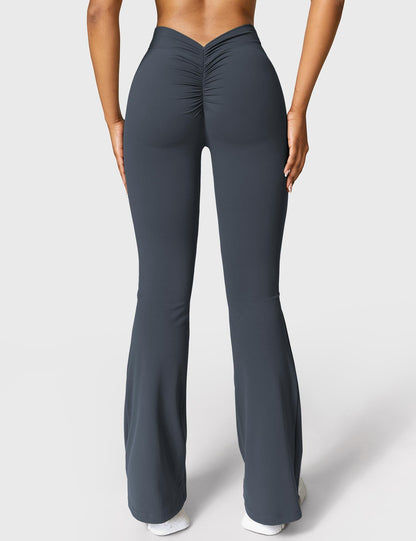 V-Back Flare Leggings
