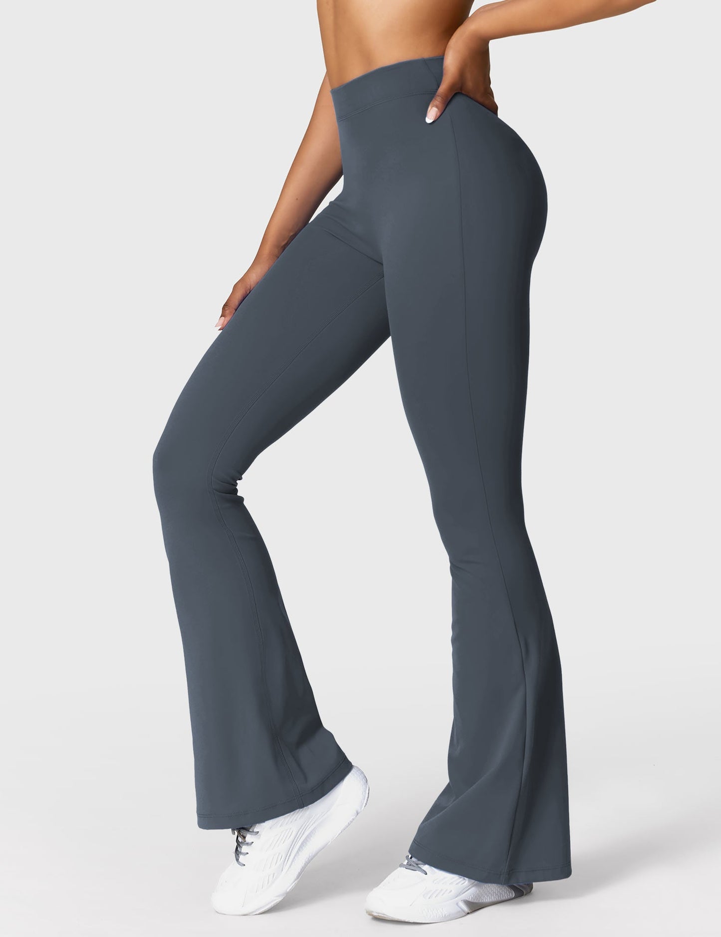 V-Back Flare Leggings