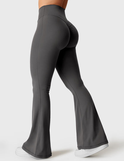 V-Waistband Flare Leggings