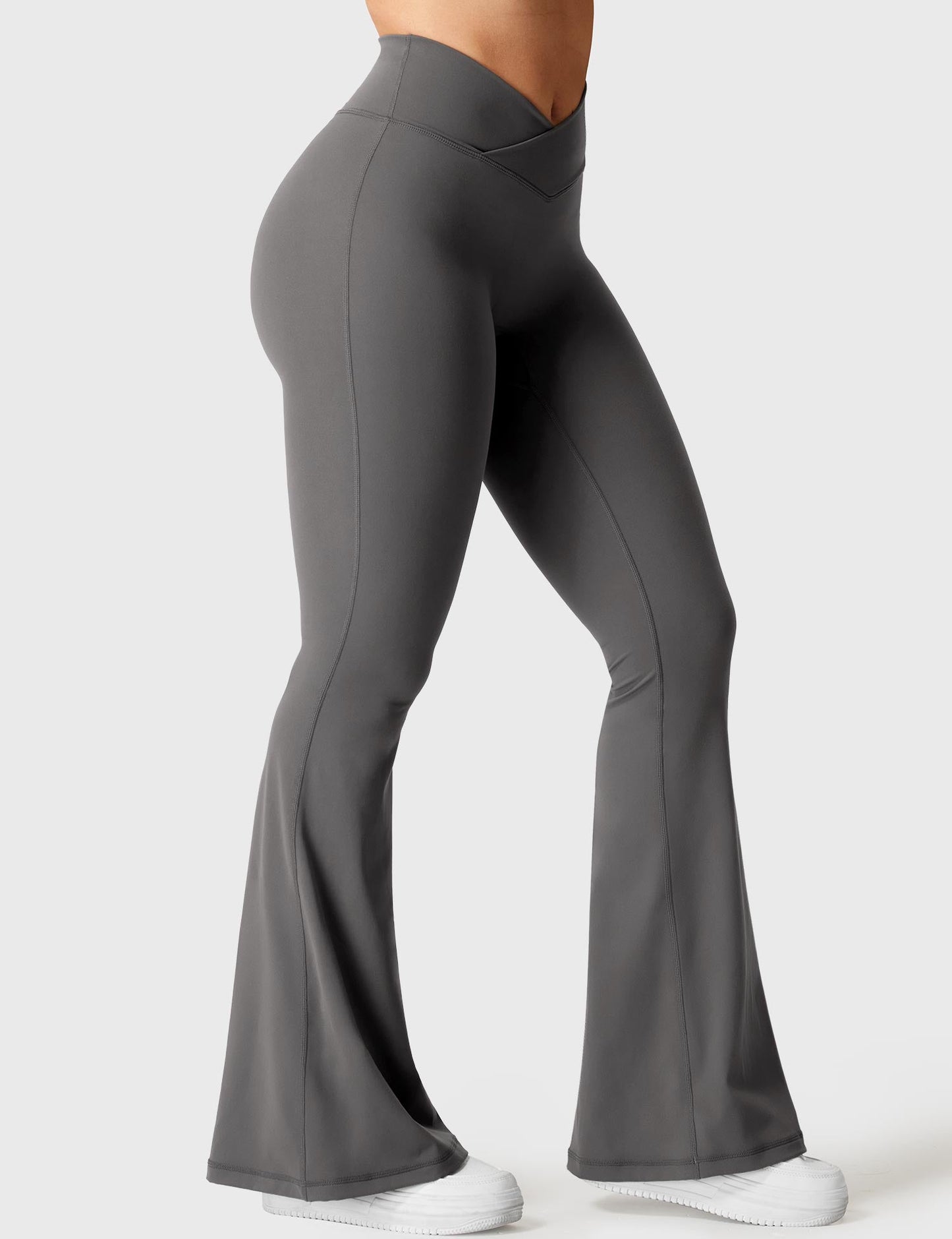 V-Waistband Flare Leggings