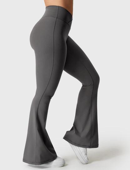 V-Waistband Flare Leggings