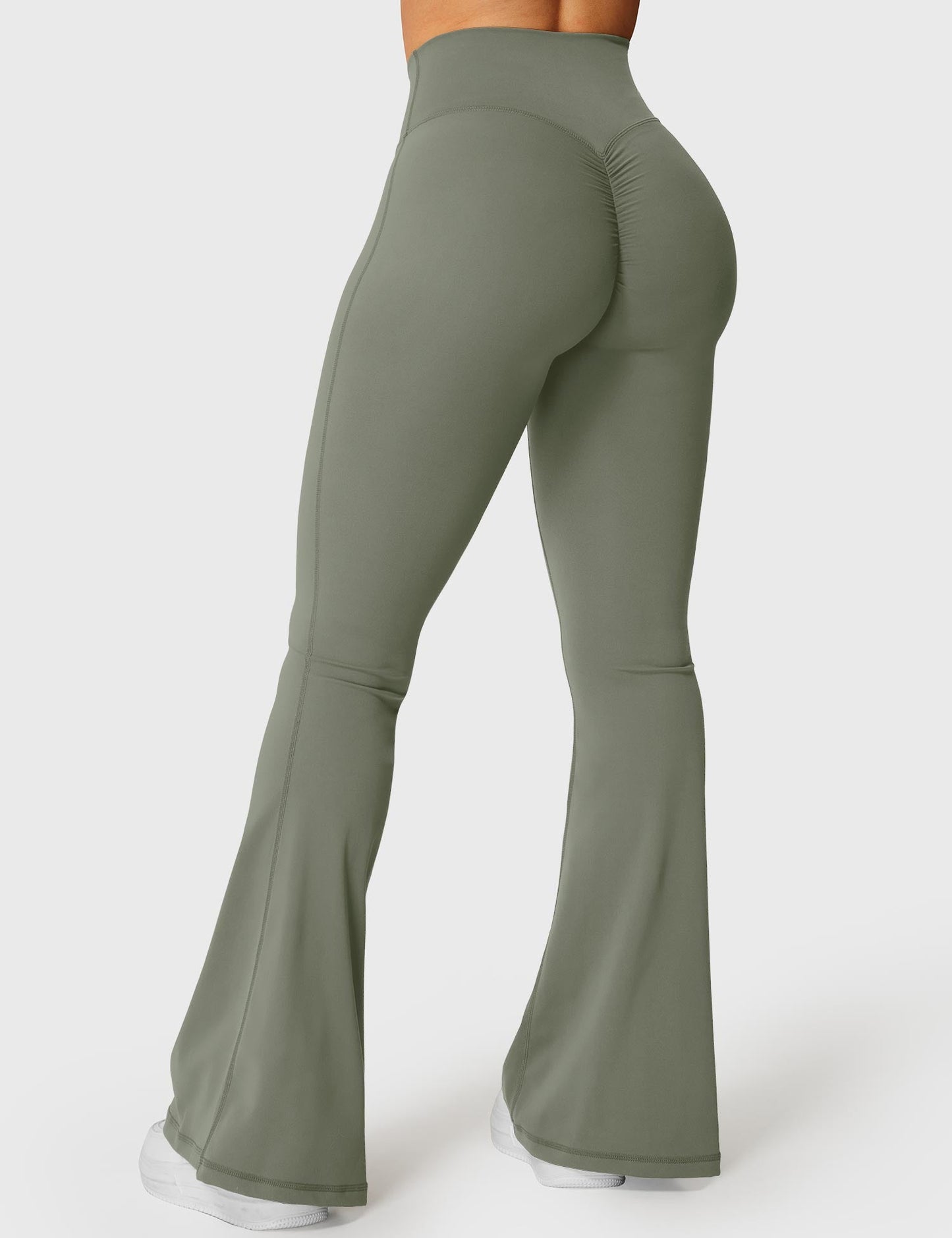 V-Waistband Flare Leggings