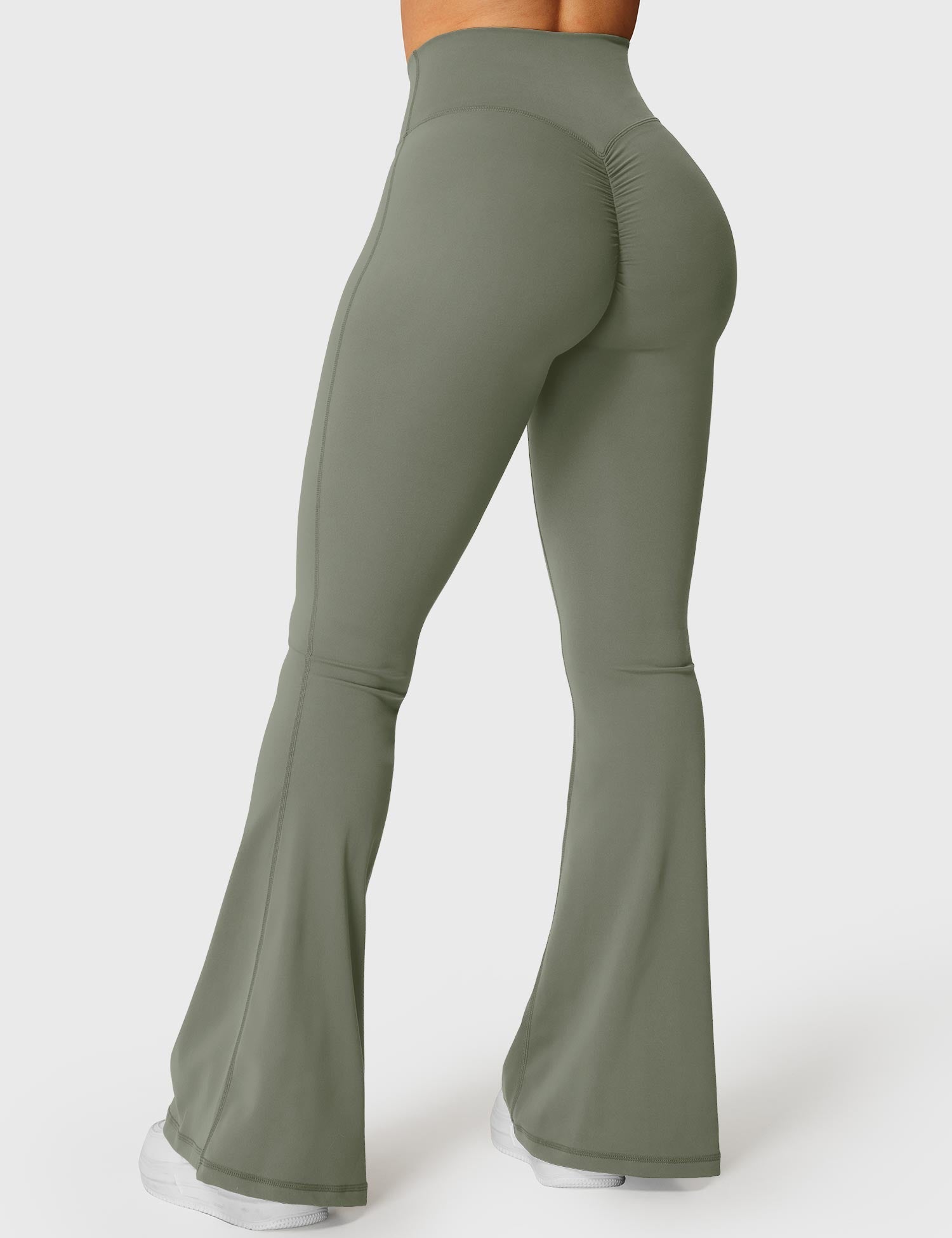 V-Waistband Flare Leggings