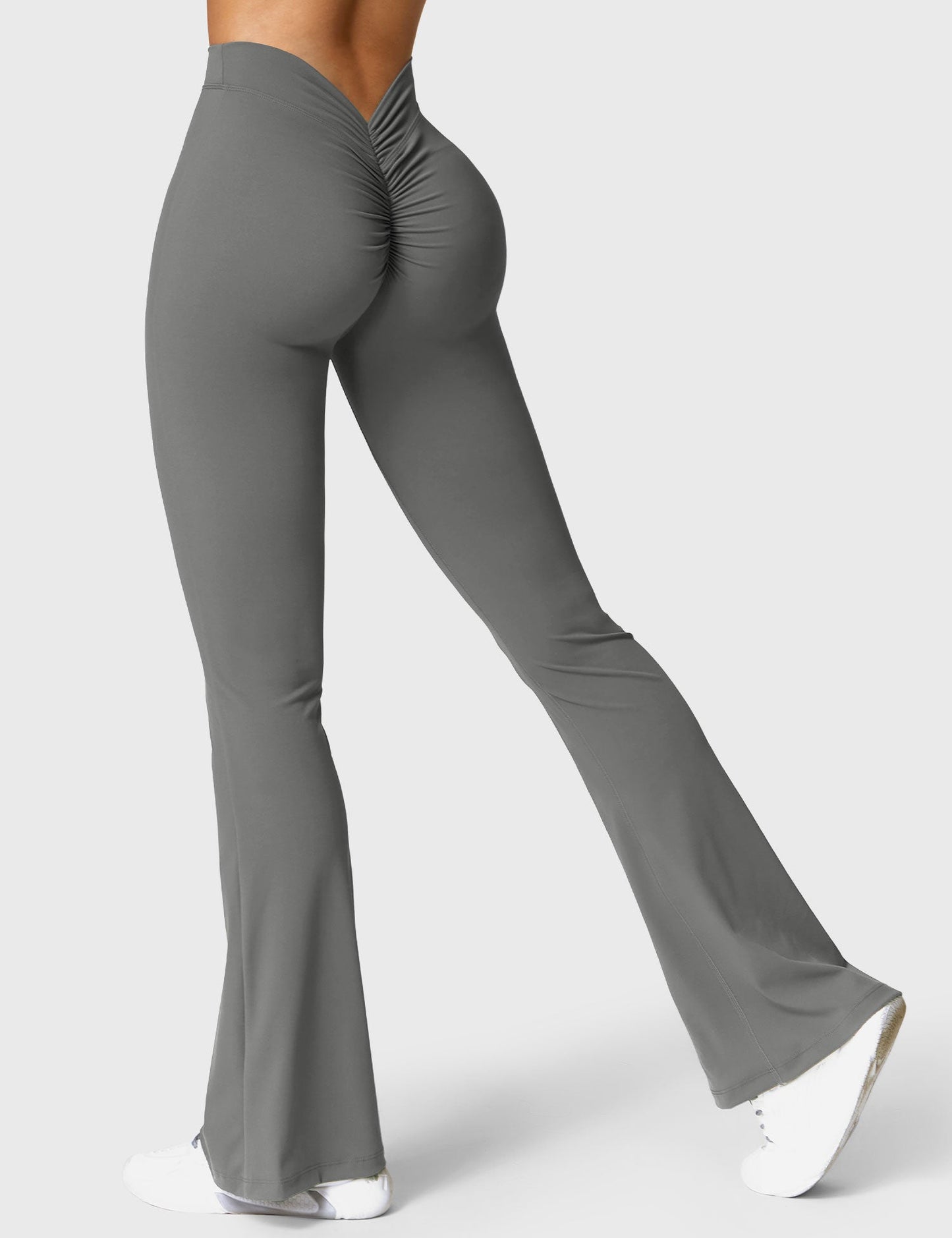 V-Back Flare Leggings