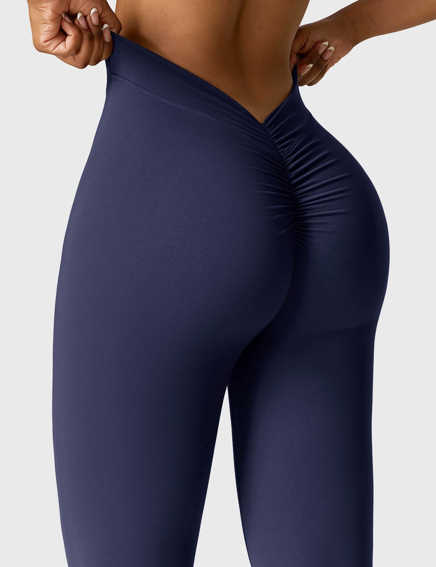 V-Back Flare Leggings