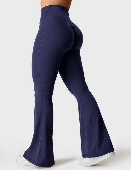 V-Waistband Flare Leggings