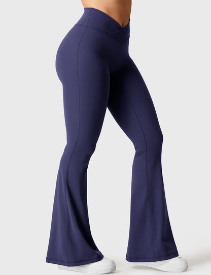 V-Waistband Flare Leggings