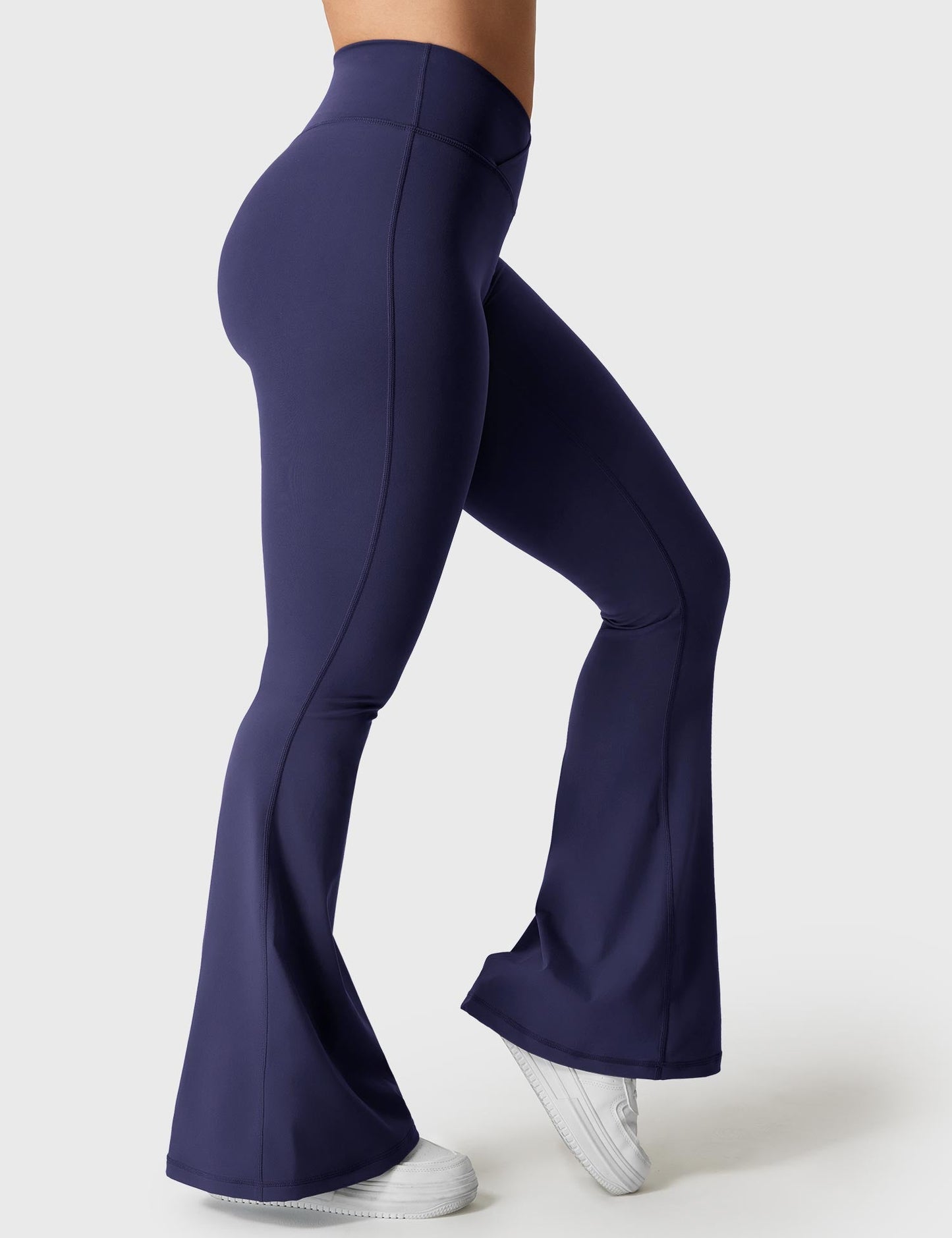 V-Waistband Flare Leggings