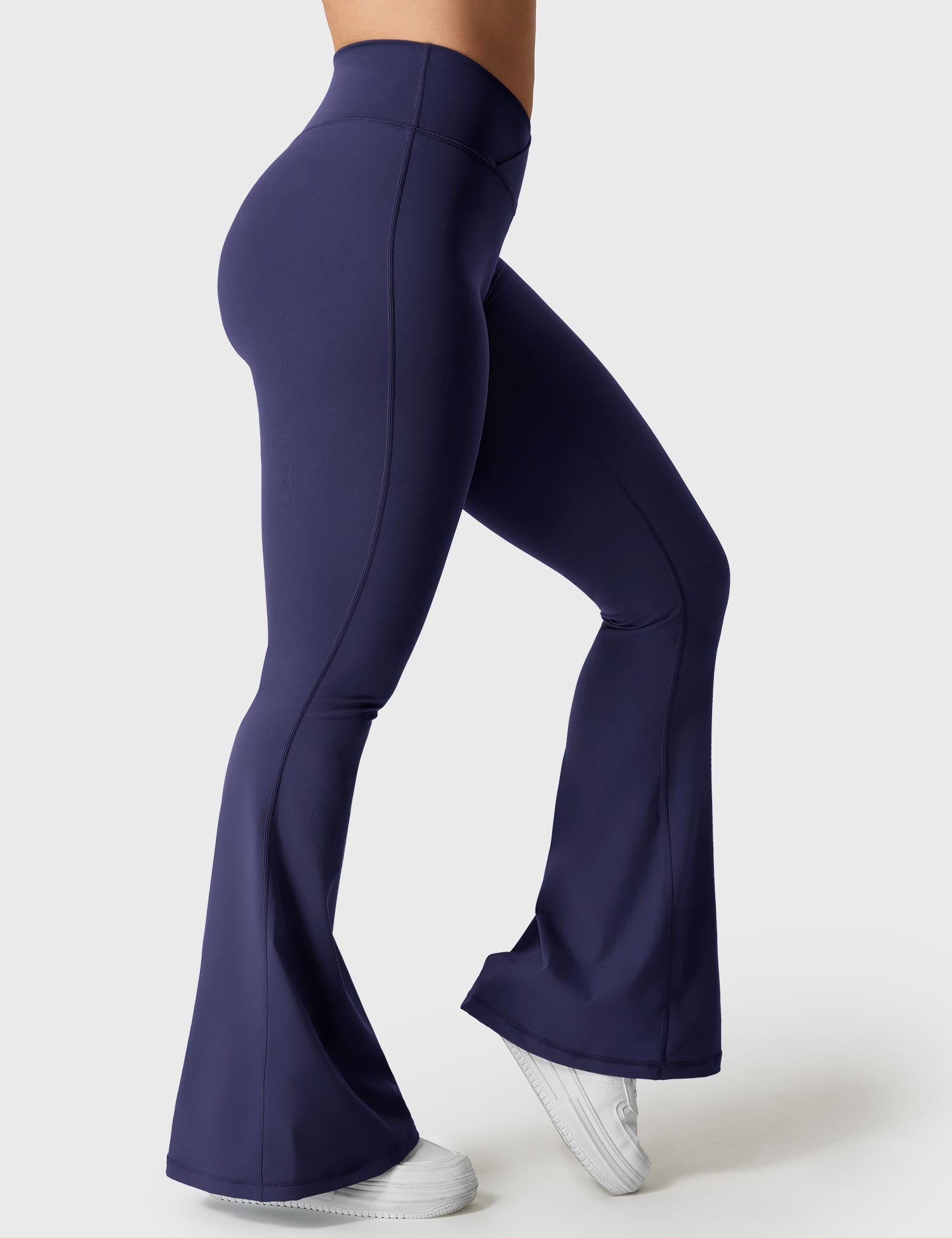 V-Waistband Flare Leggings