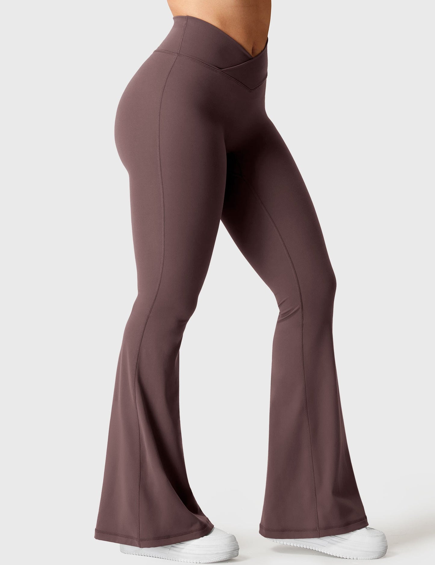 V-Waistband Flare Leggings