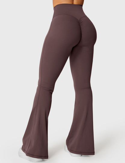 V-Waistband Flare Leggings