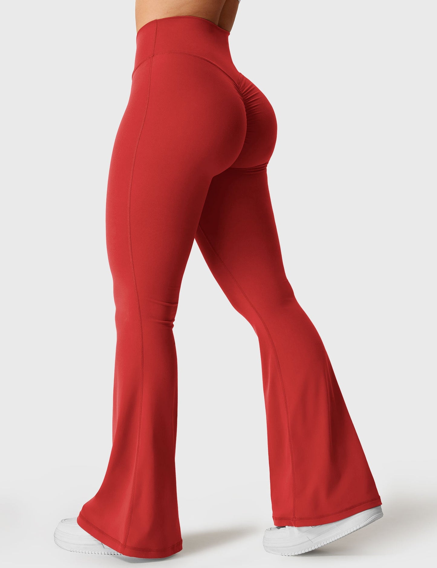 V-Waistband Flare Leggings