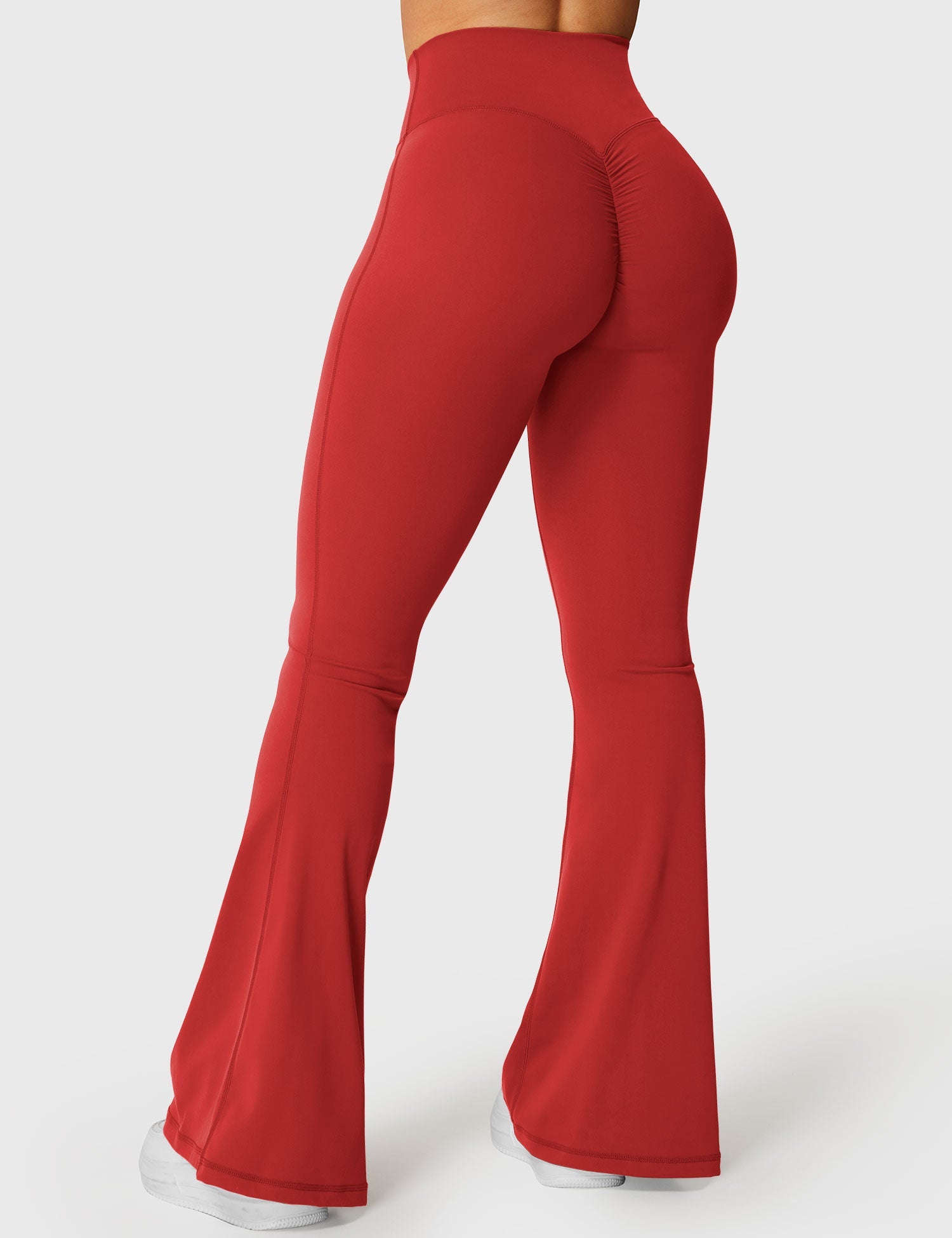 V-Waistband Flare Leggings