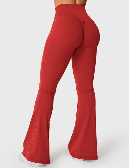 V-Waistband Flare Leggings