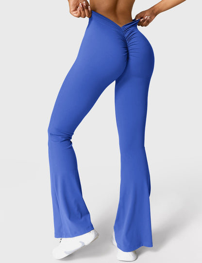 V-Back Flare Leggings