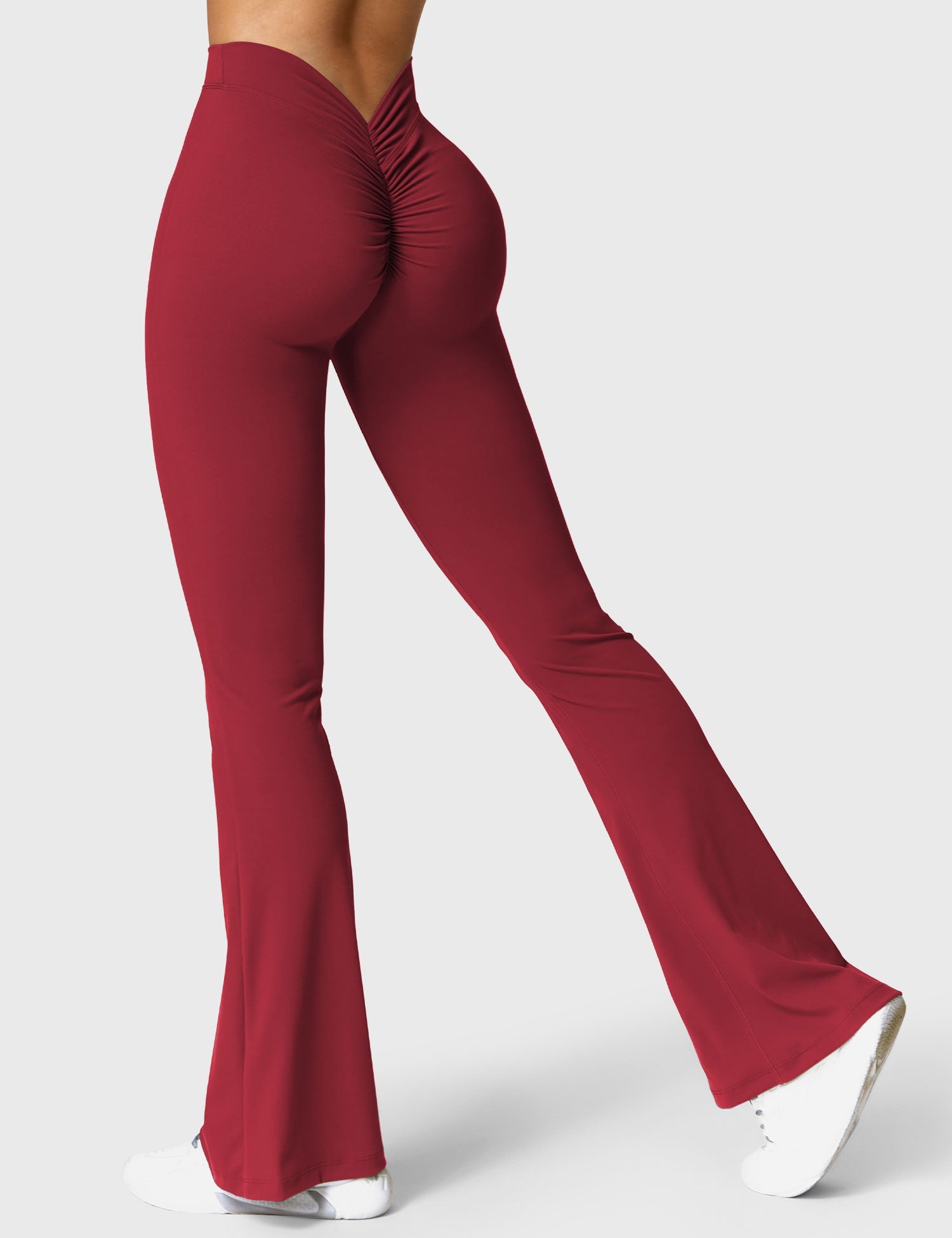 V-Back Flare Leggings