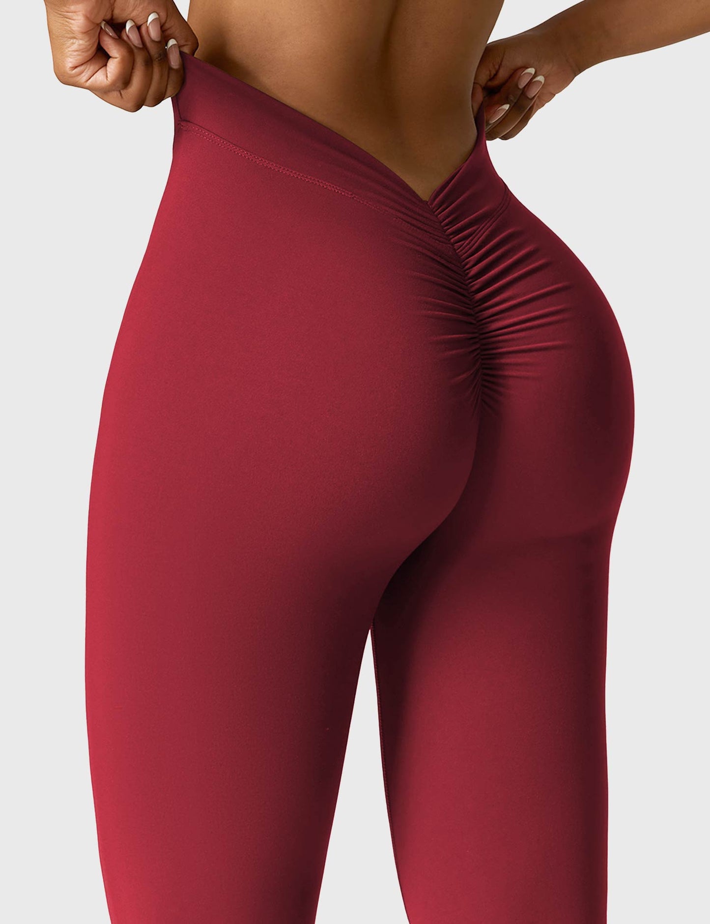V-Back Flare Leggings