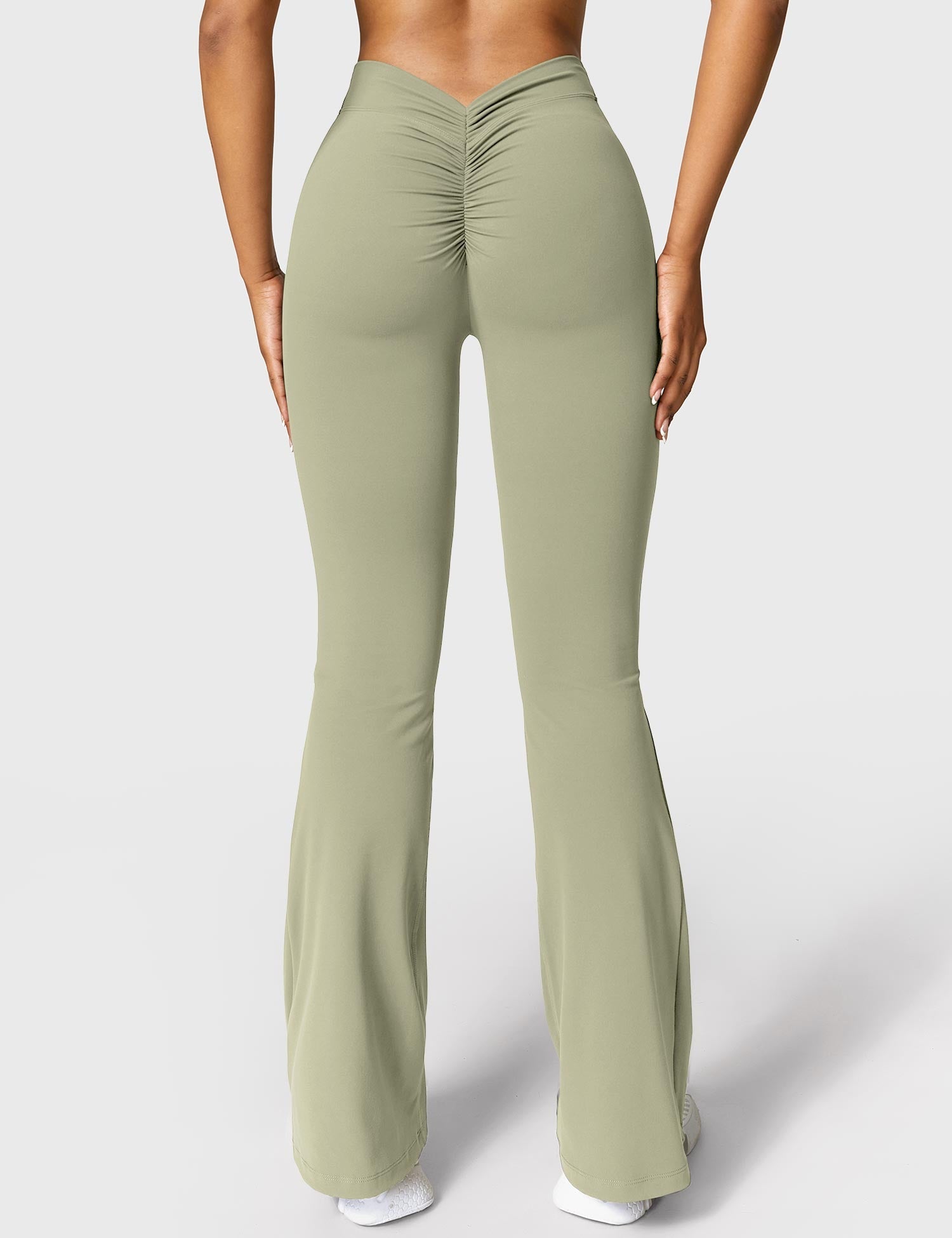 V-Back Flare Leggings