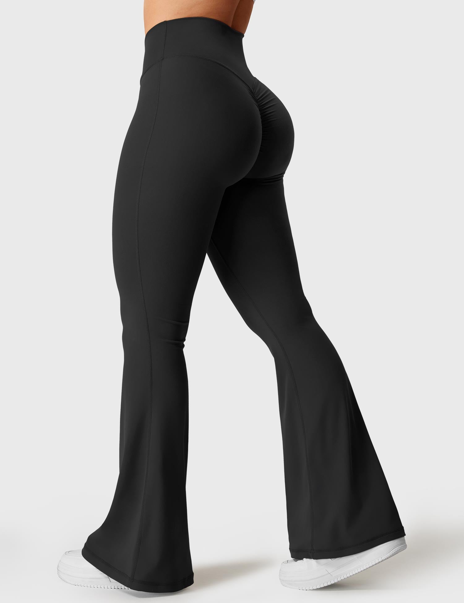 V-Waistband Flare Leggings
