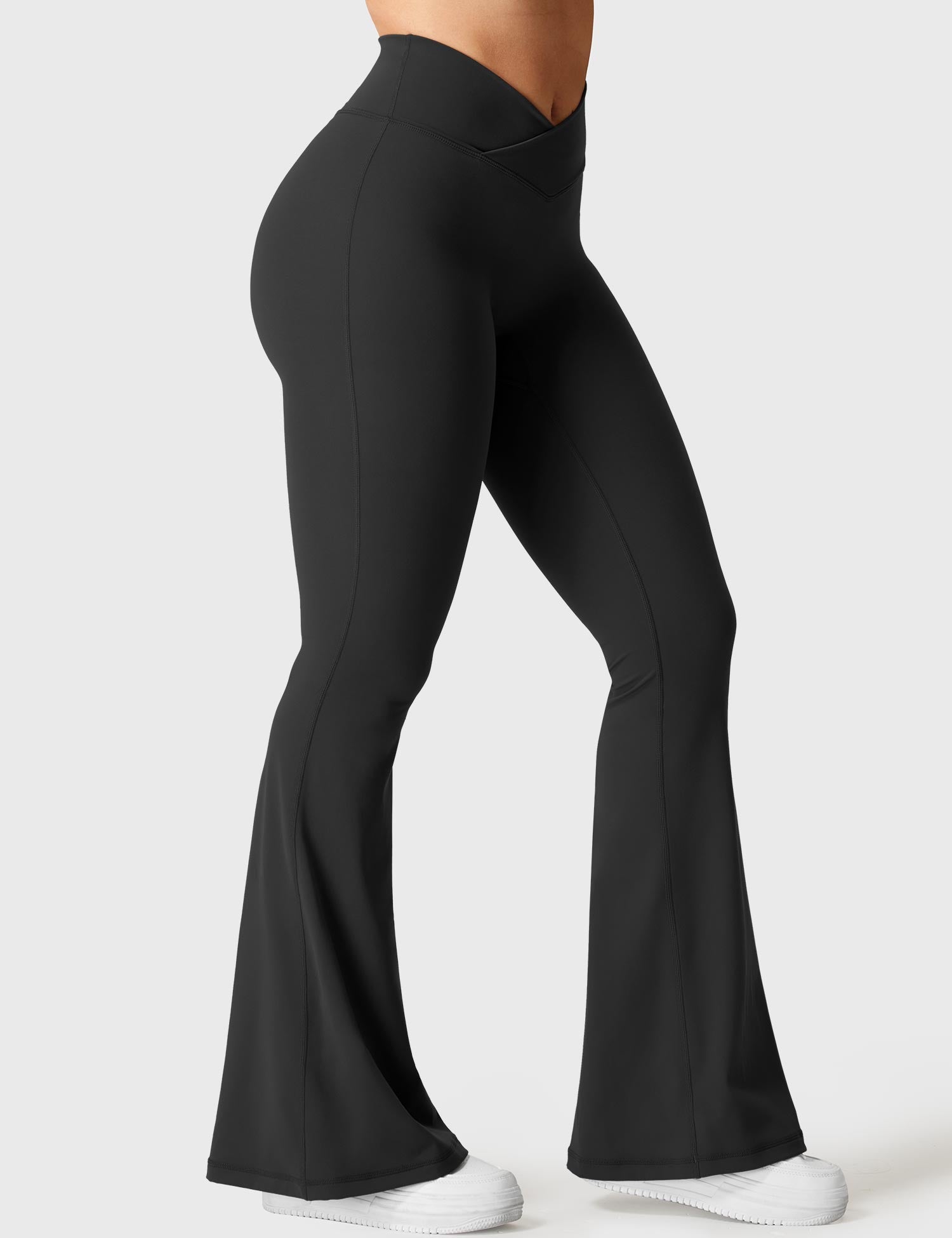 V-Waistband Flare Leggings
