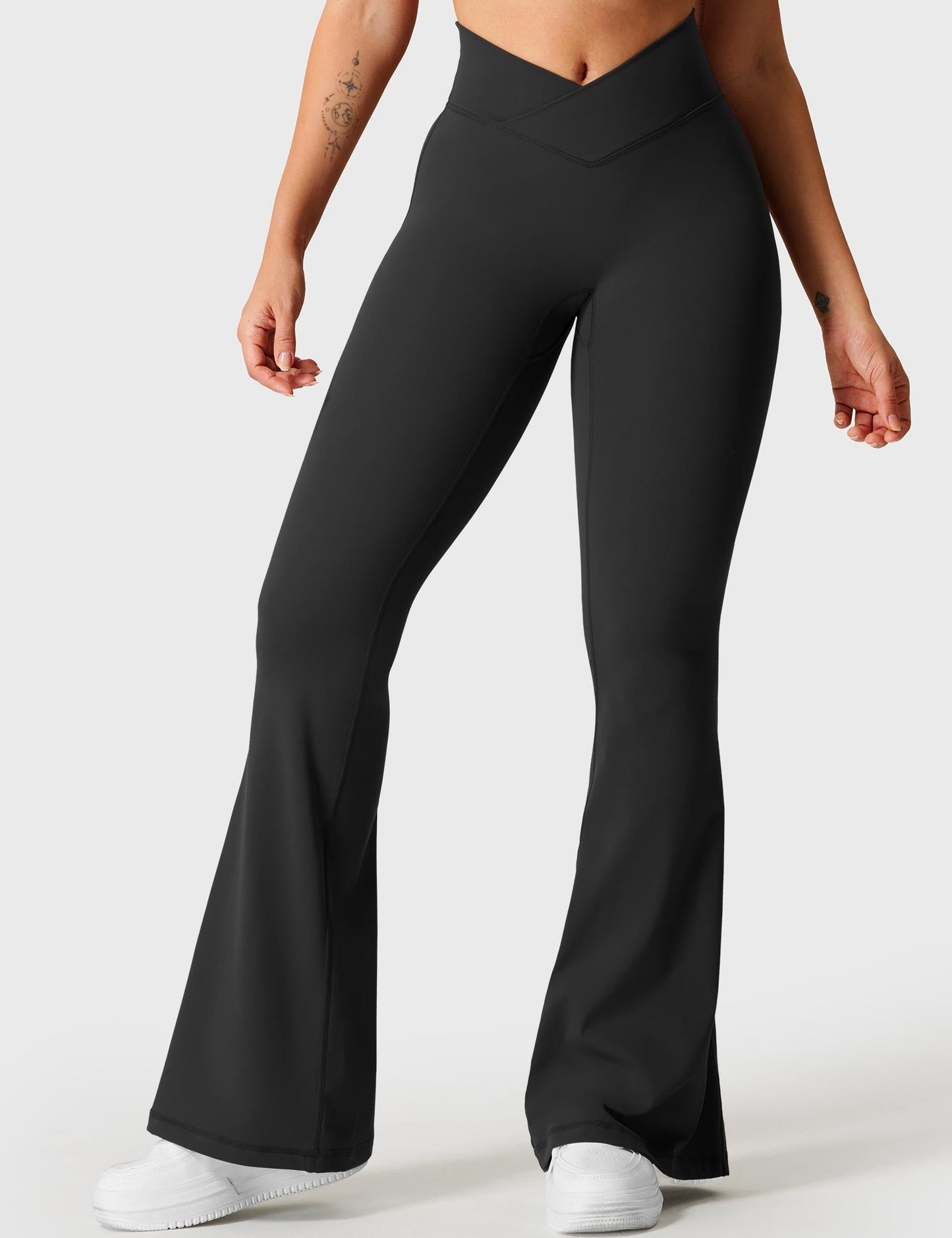 V-Waistband Flare Leggings