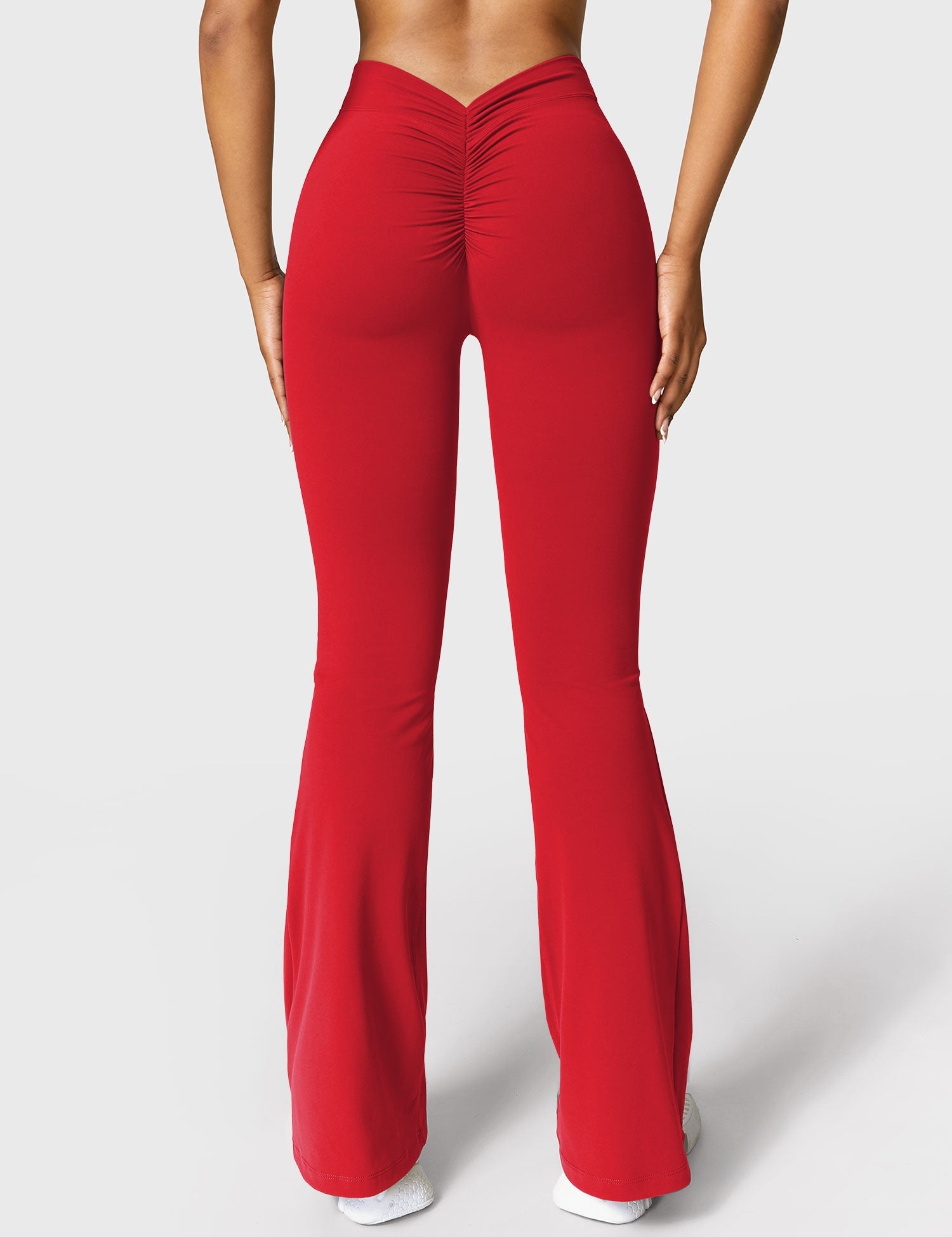 V-Back Flare Leggings