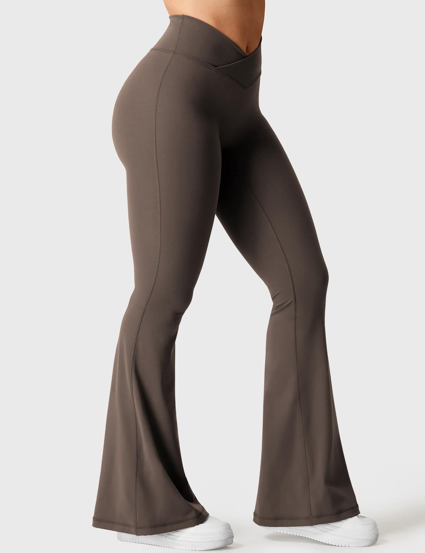 V-Waistband Flare Leggings
