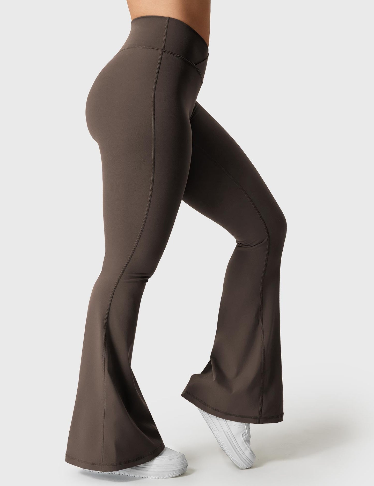 V-Waistband Flare Leggings