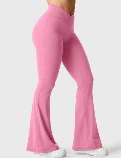 V-Waistband Flare Leggings
