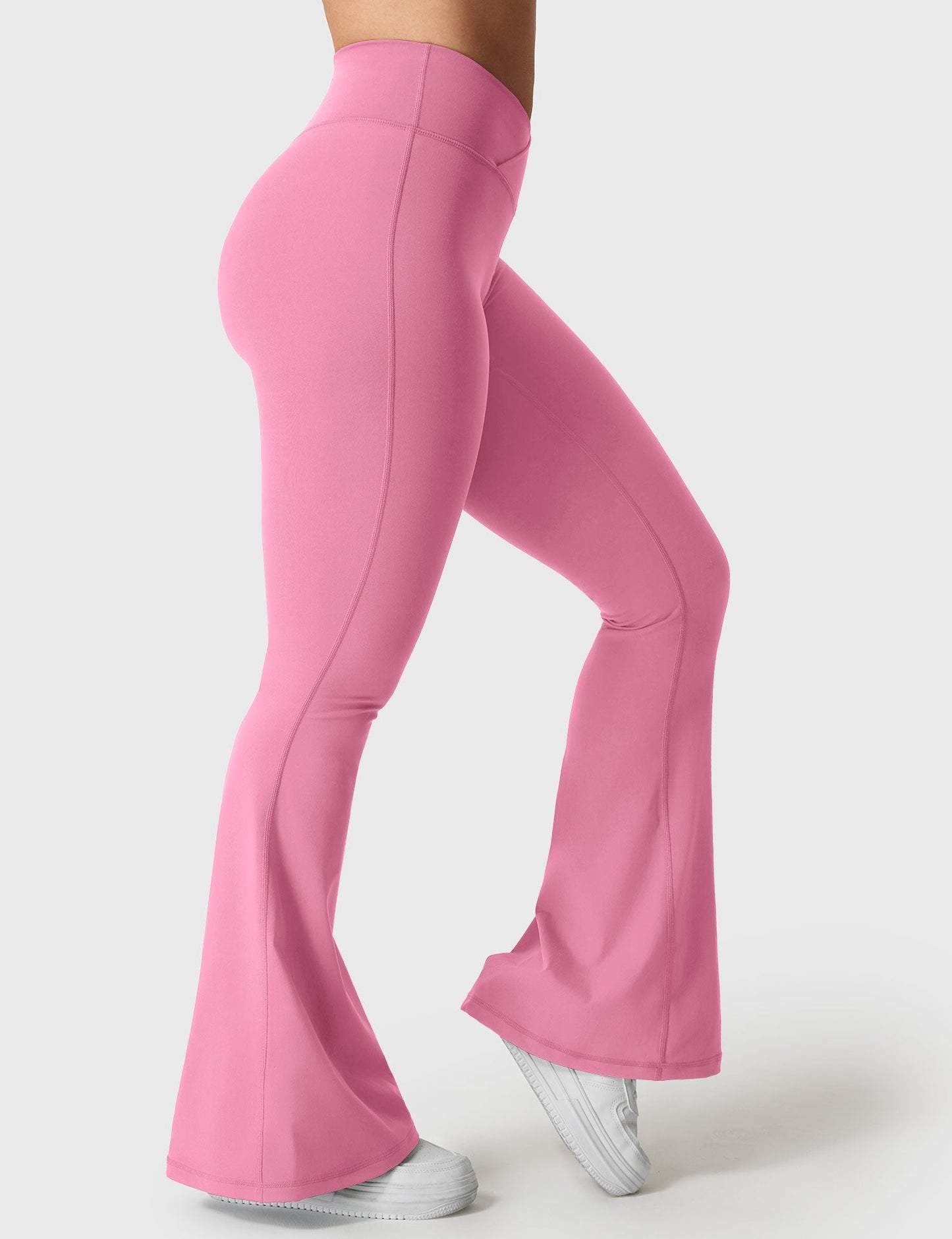 V-Waistband Flare Leggings