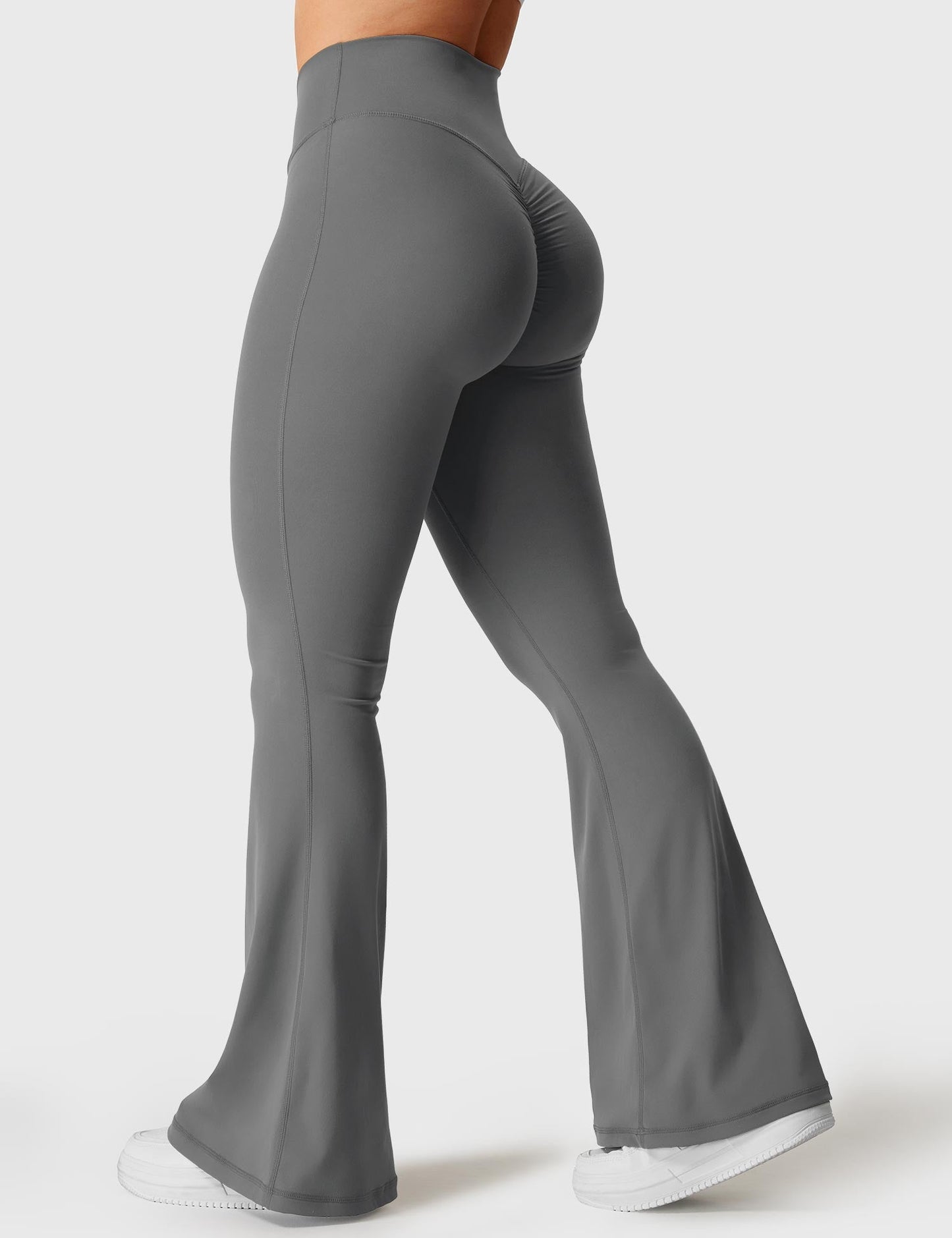 V-Waistband Flare Leggings