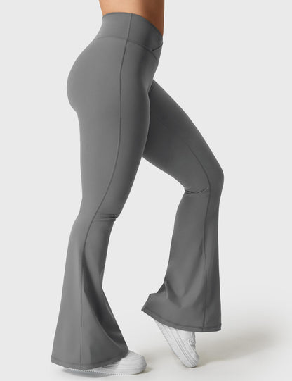 V-Waistband Flare Leggings