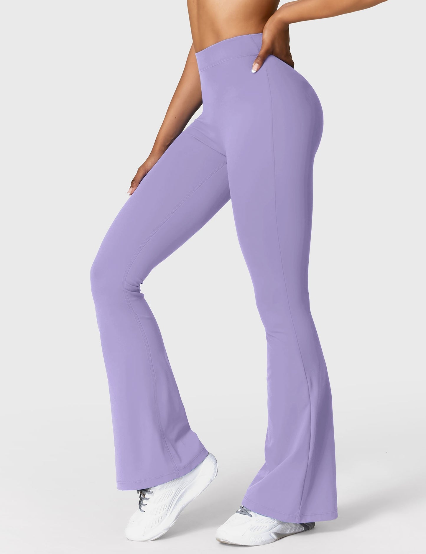 V-Back Flare Leggings