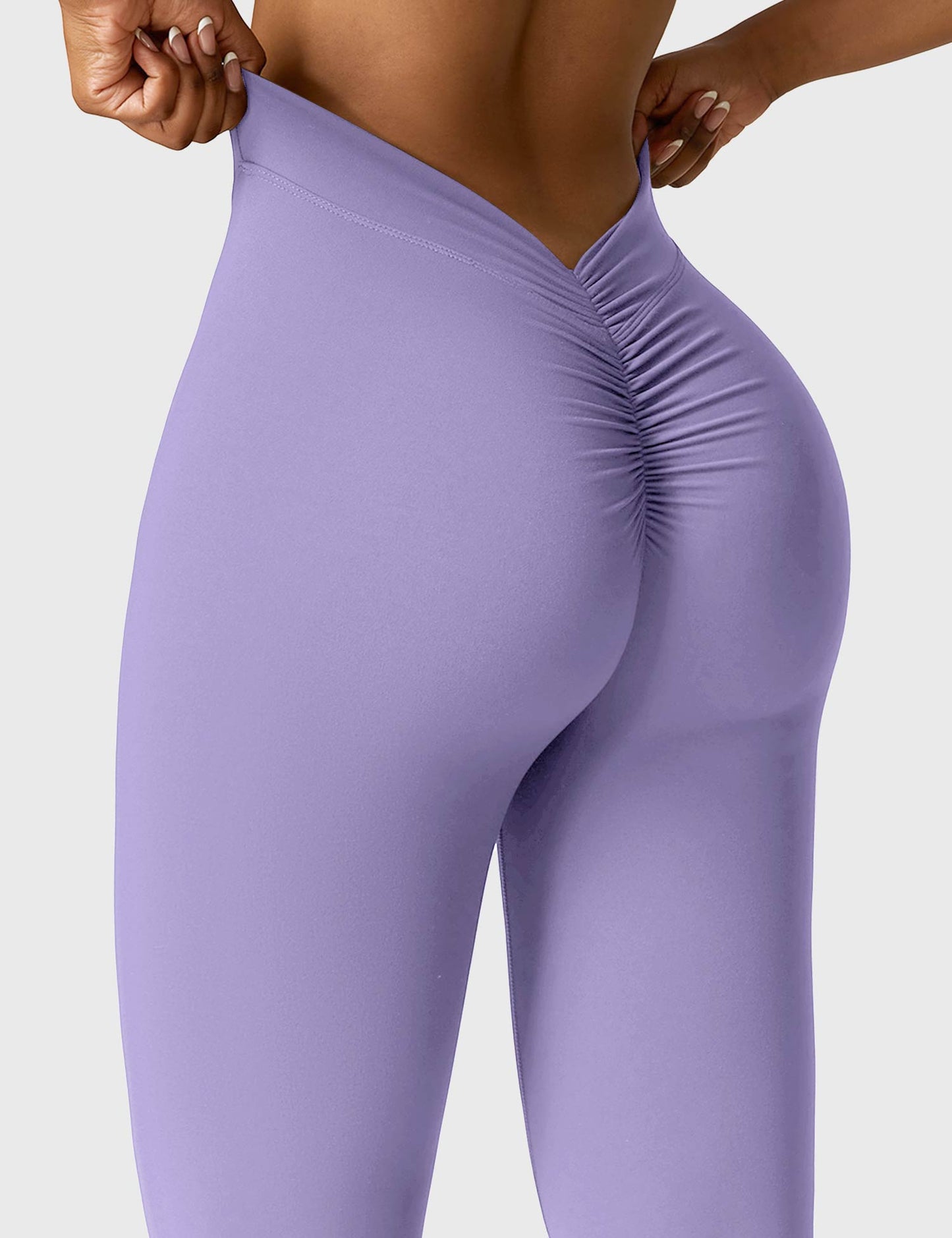 V-Back Flare Leggings