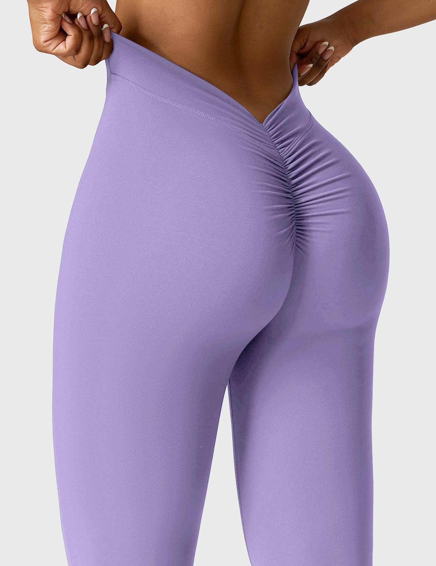 V-Back Flare Leggings