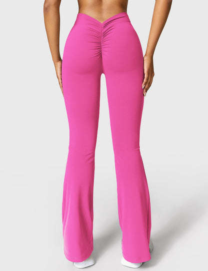 V-Back Flare Leggings