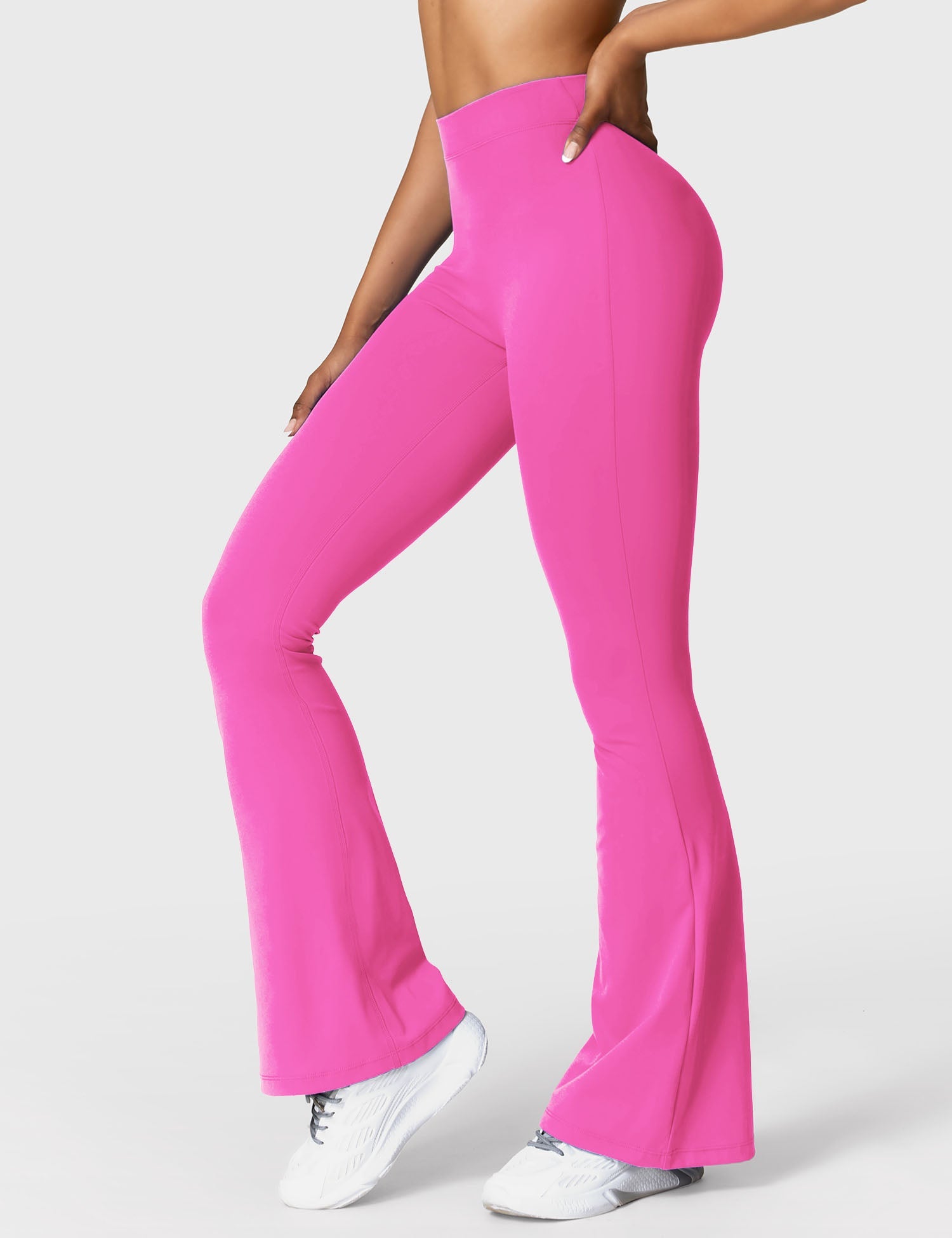 V-Back Flare Leggings