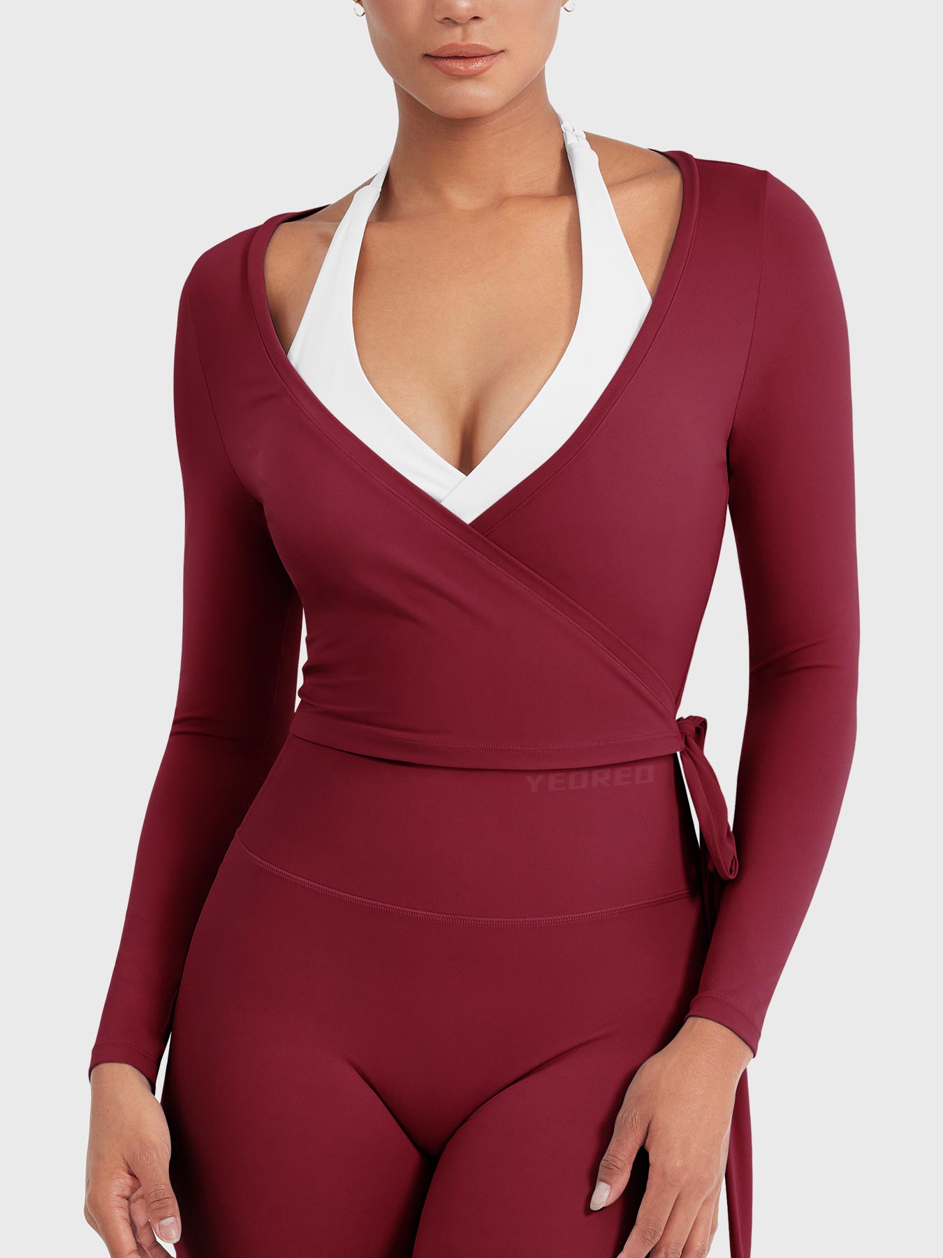 Long Sleeve Ballet Wrap Top