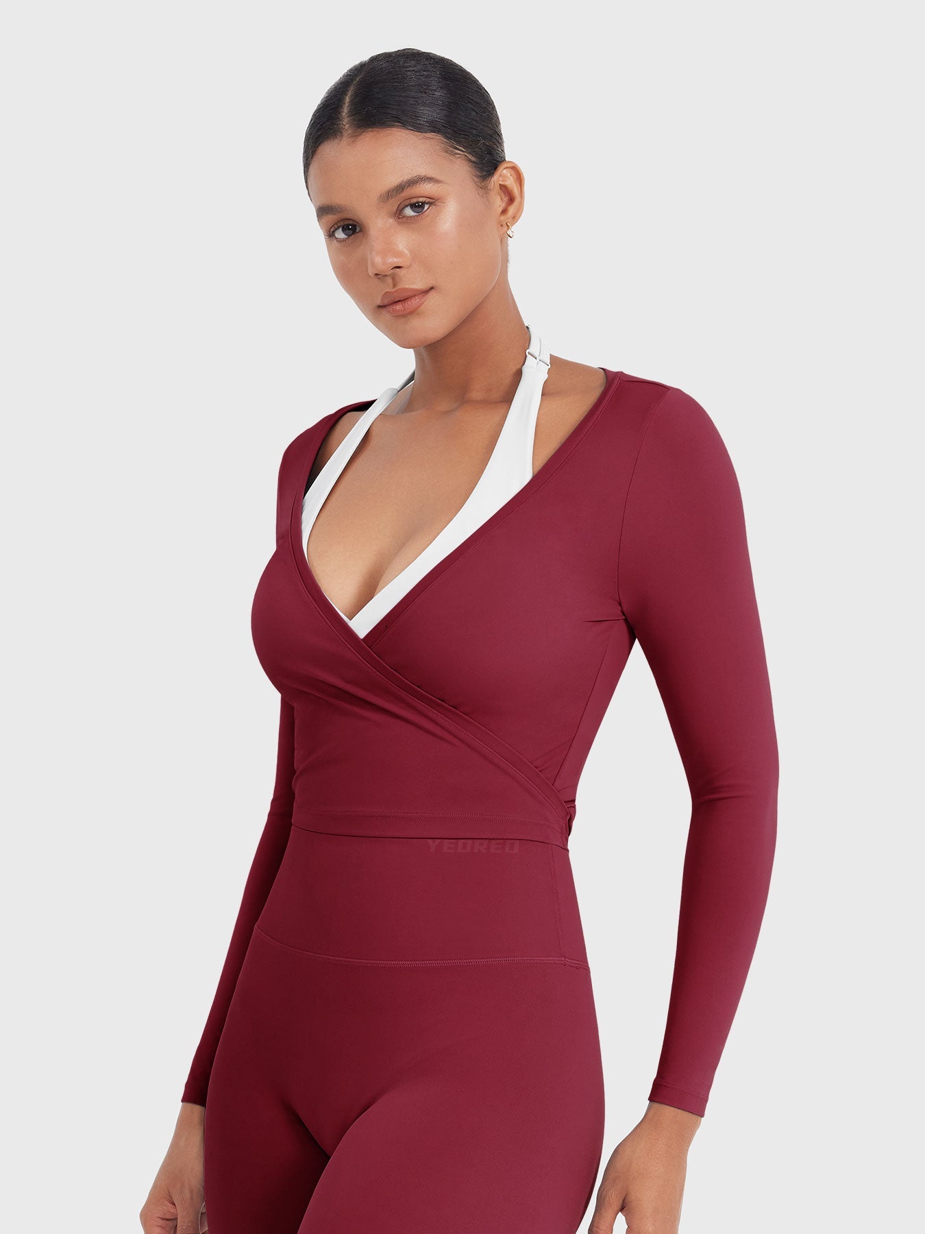 Long Sleeve Ballet Wrap Top