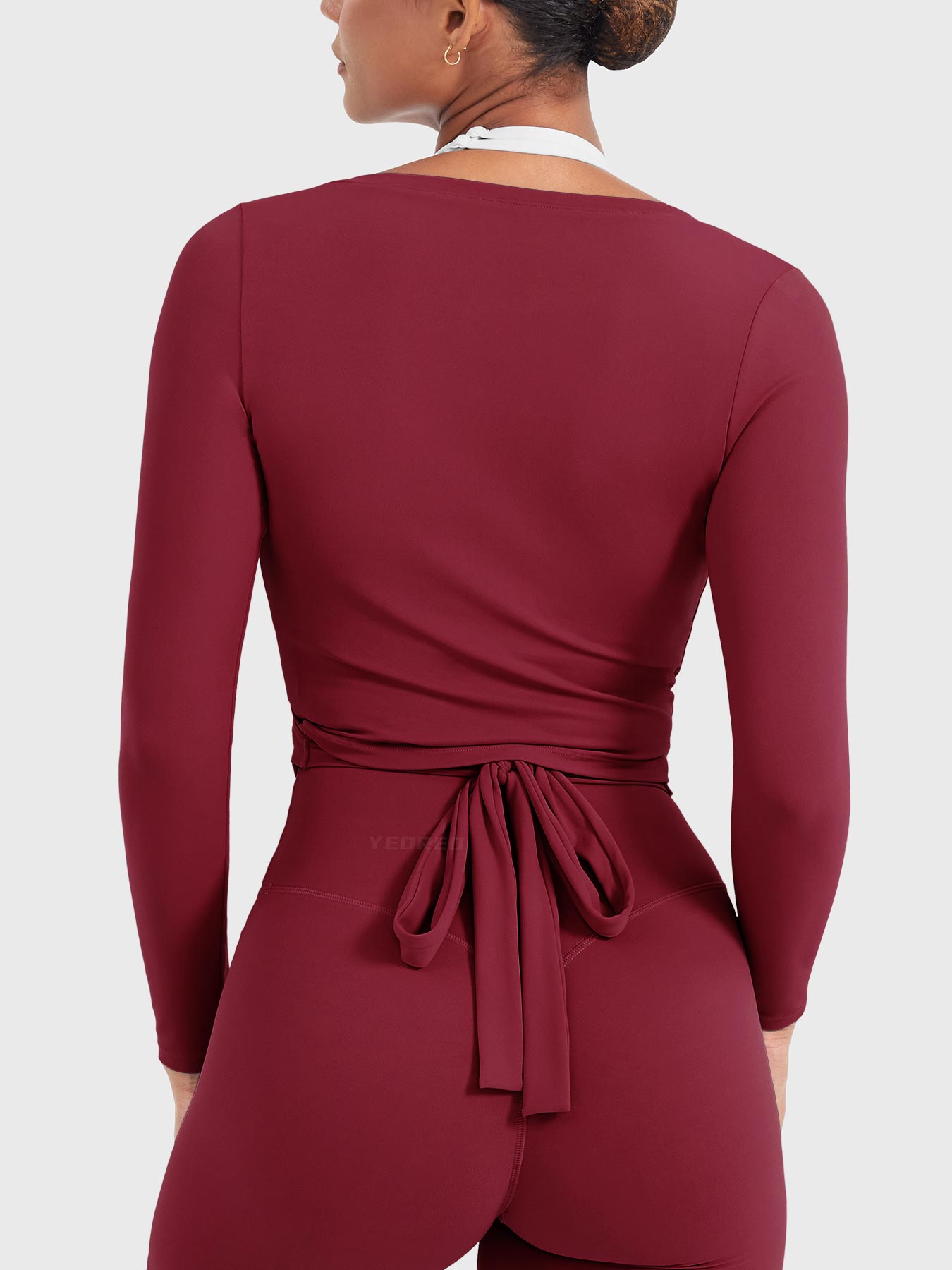 Long Sleeve Ballet Wrap Top