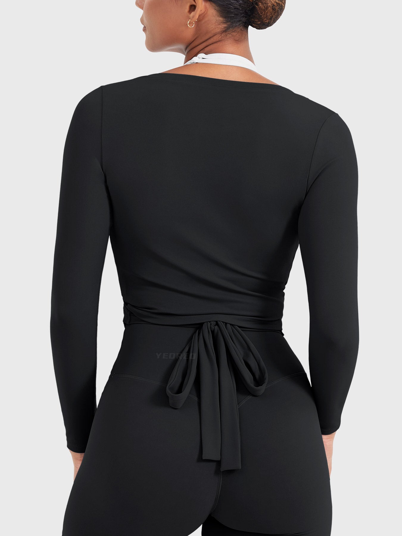 Long Sleeve Ballet Wrap Top